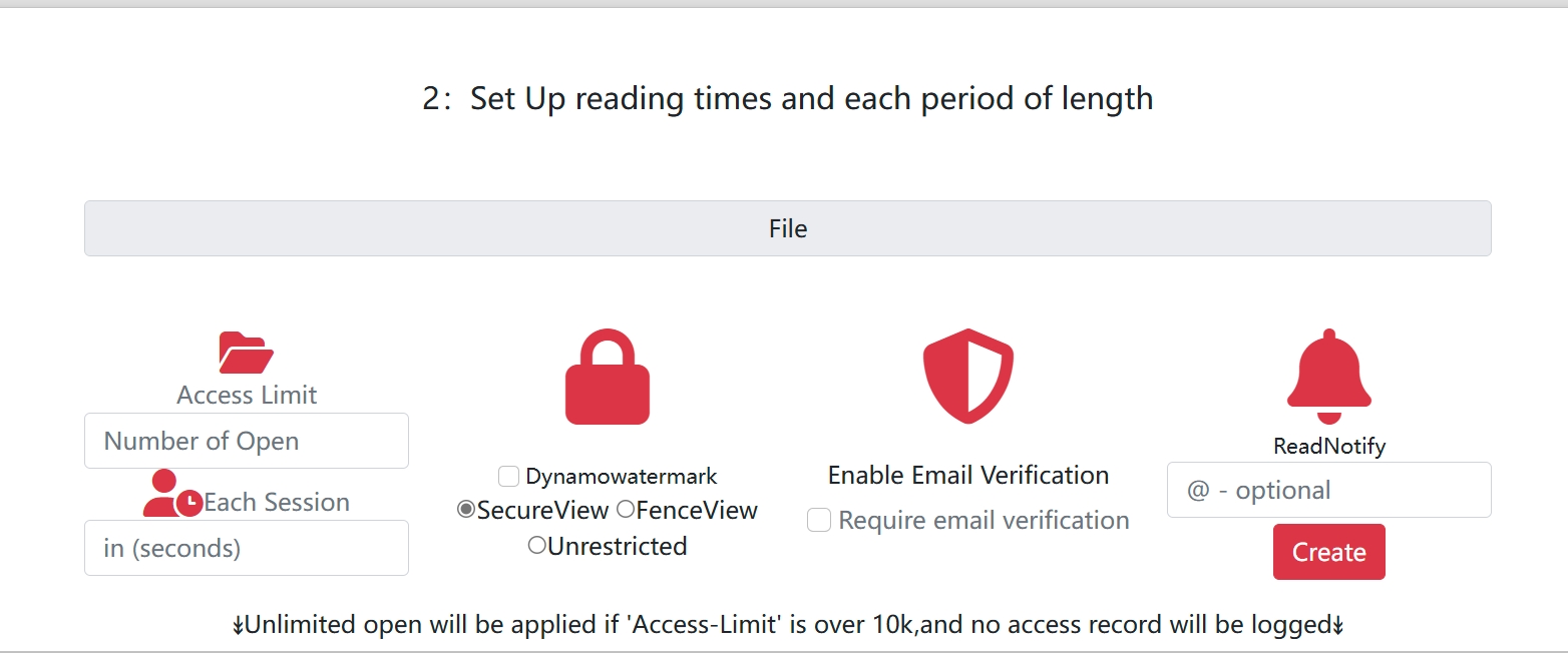 Security Settings in MaiPDF