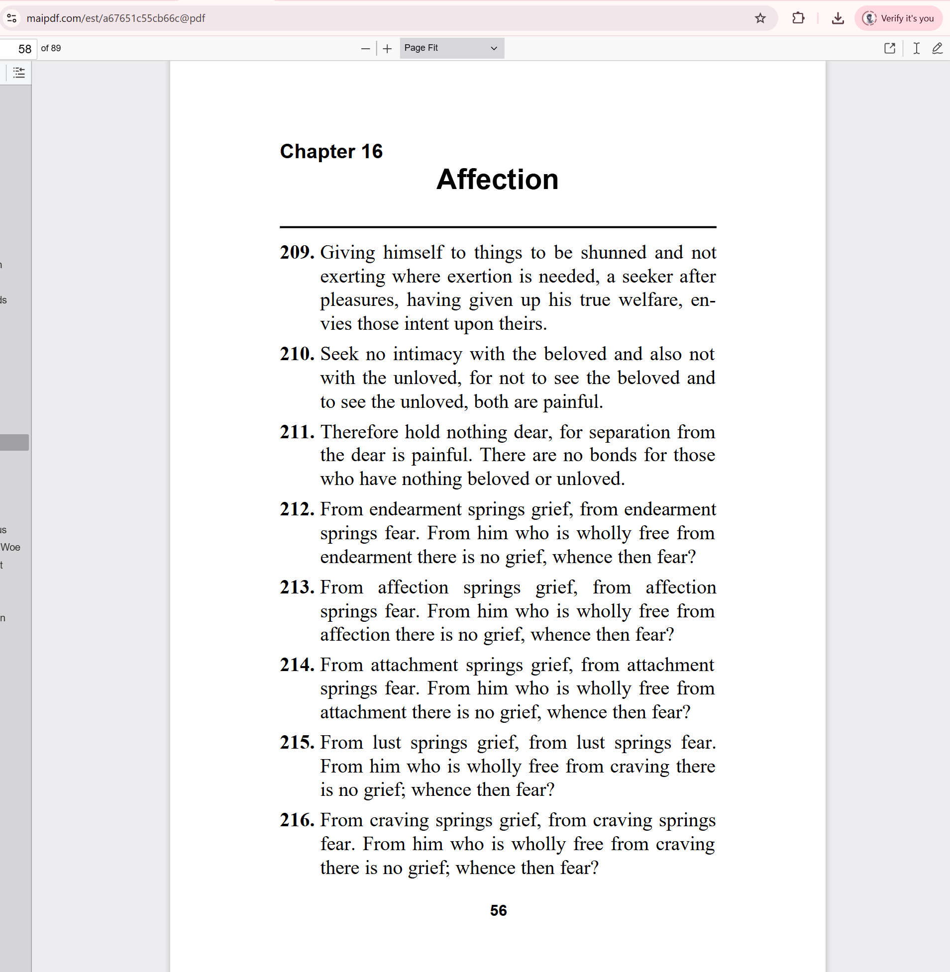 Mobile PDF Interface